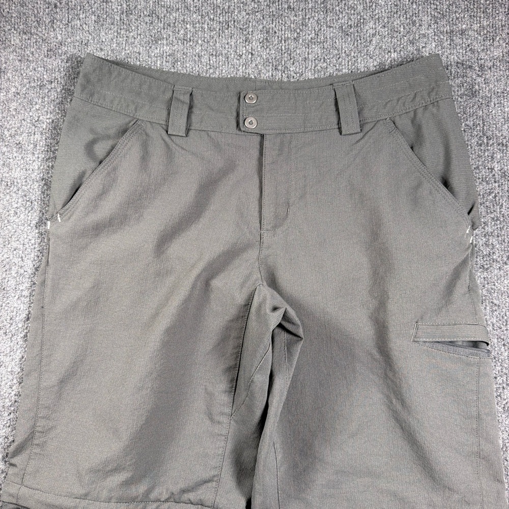 Columbia Silver Ridge Convertible Pants Womens 8 Gray Omni Shade Hiking Zip Off - Picture 4 of 16